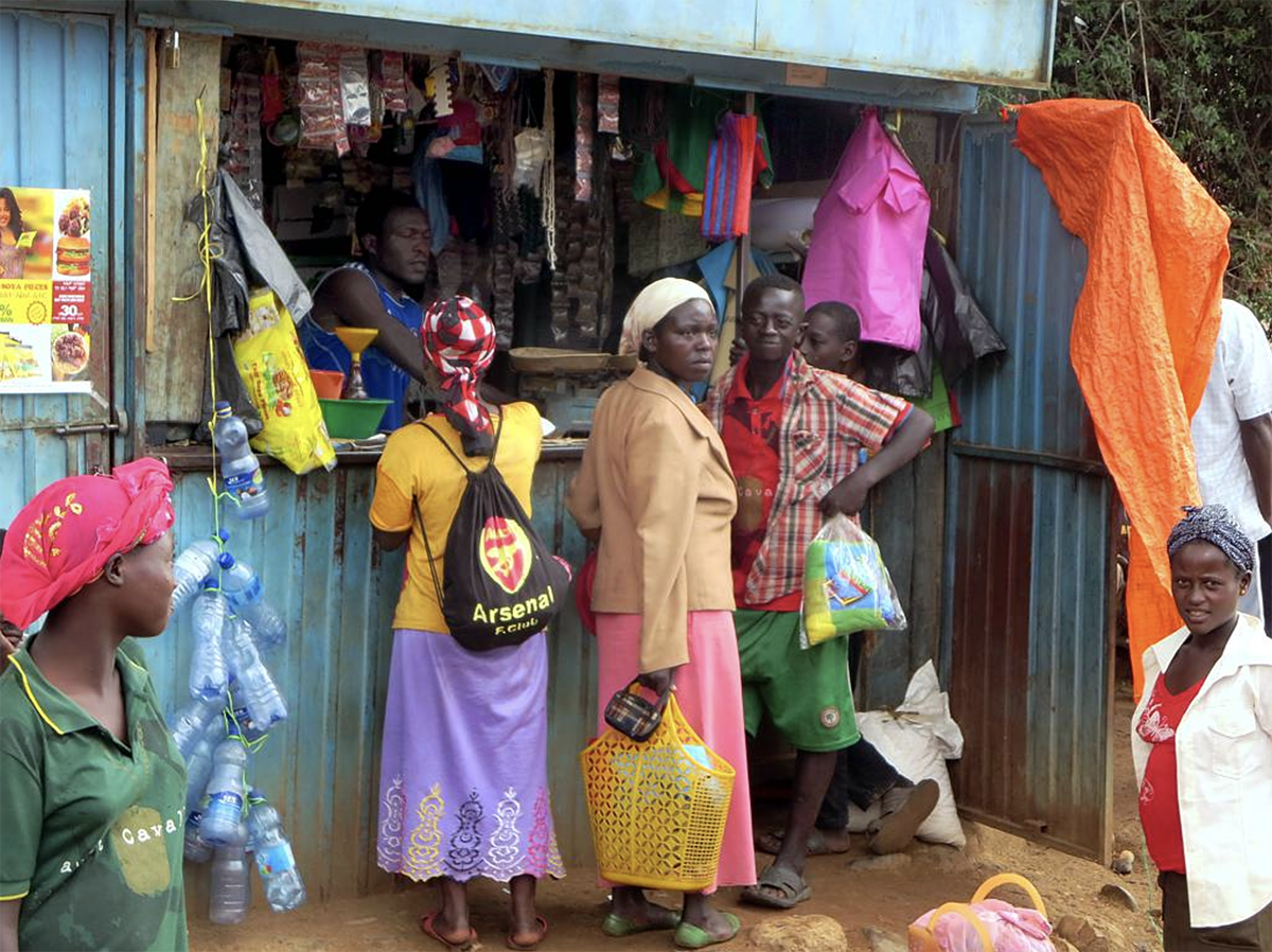 Image of a street shop in Ethiopia